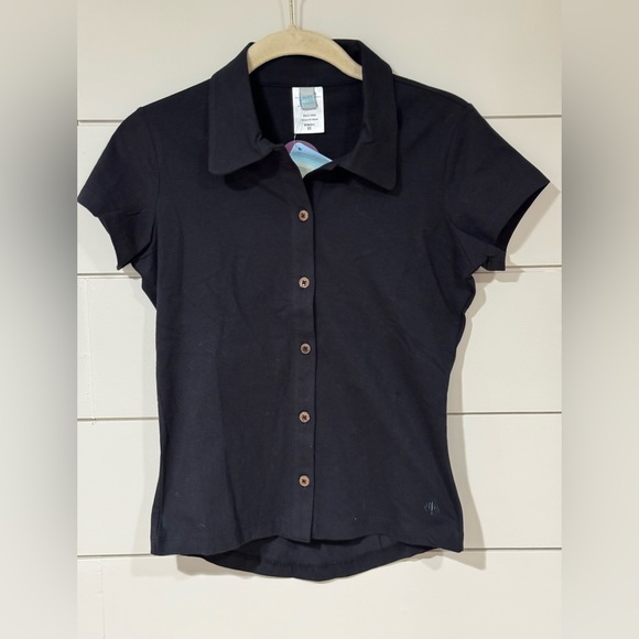 NEW Vintage Water Girl by Patagonia Short Sleeve Button Down Size XS - Picture 1 of 3